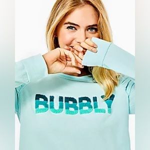 Lilly Pulitzer Mint 'Bubbly' Graphic Sweatshirt